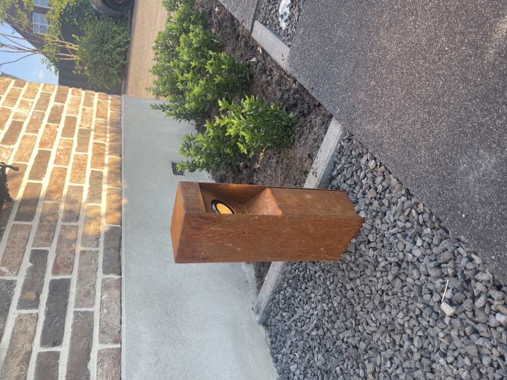 LightLux Pad verlichtingGis 35cm corten - 351015 afbeelding